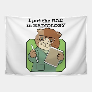 Rad Radiologist Guinea Pig Tapestry