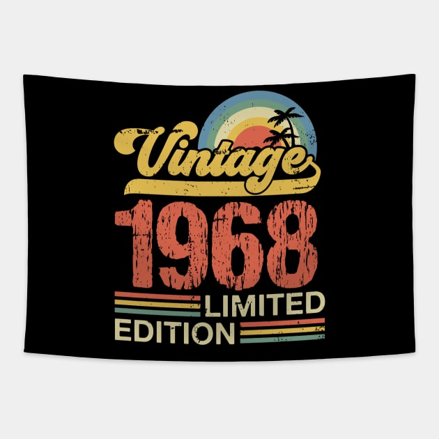 Retro vintage 1968 limited edition Tapestry by Crafty Pirate 