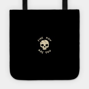 small skull Tote