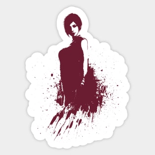 Resident Evil 4 Ada Wong Sticker for Sale by Ginpachistore