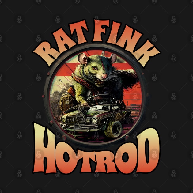 Ratfink Classic Hotrod by Tezatoons