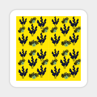 Yellow floral Magnet