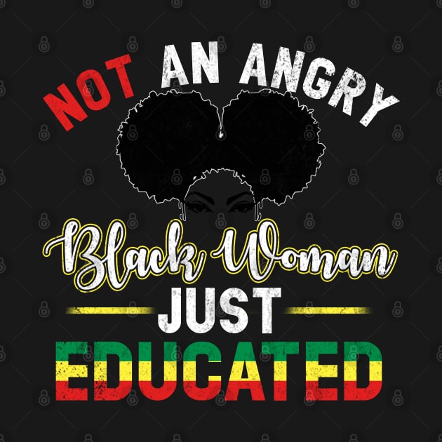 Educated Strong Black Woman Queen Melanin African American by Otis Patrick
