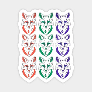 RGB Fox Design Magnet