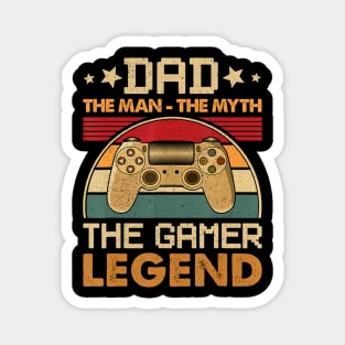 Gaming Dad Papa Father Funny Gamer Video Games Magnet