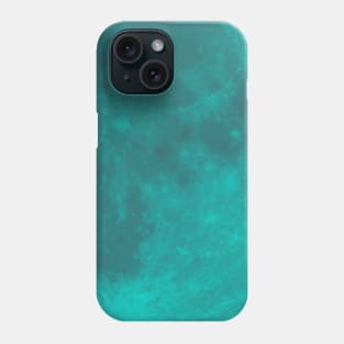 Luna llena turquesa Phone Case