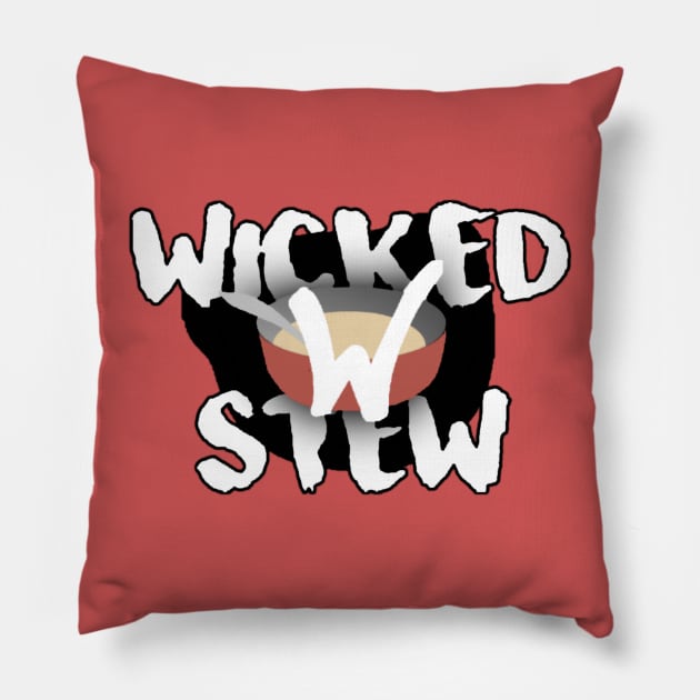 Classic Wicked Stew Logo Pillow by WickedStew