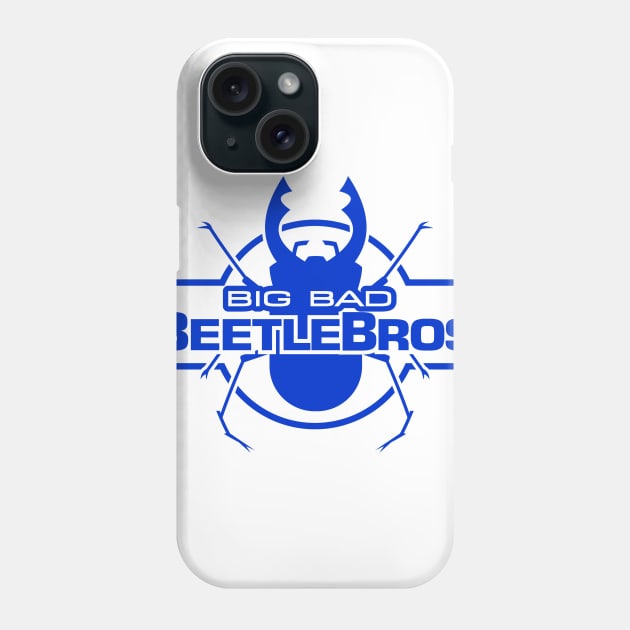 Beetle Bros Logo Blue Phone Case by GodPunk