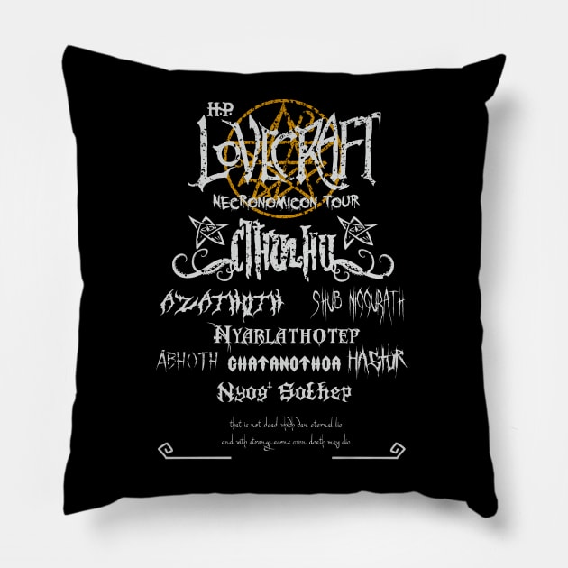 Necronomicon Tour Pillow by Insomnia