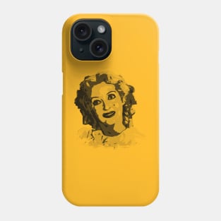 Bette Davis - Simple Engraved Phone Case