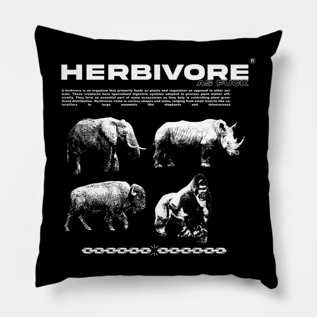 Herbivore AF Pillow by PauEnserius