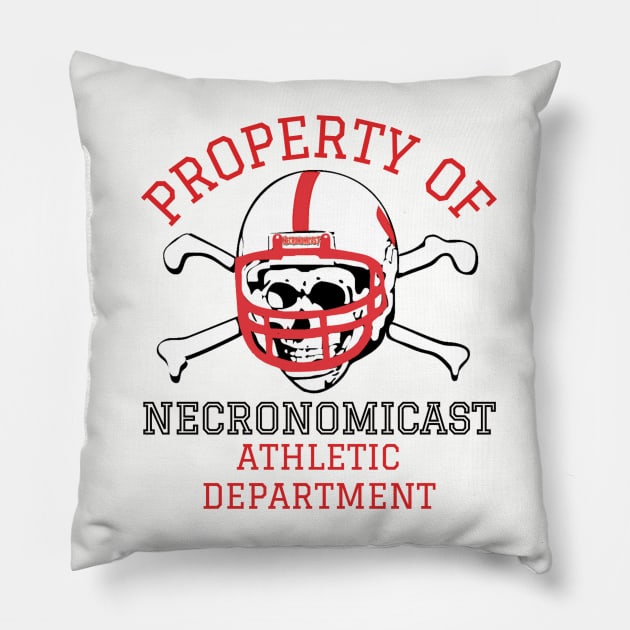 Property of Necronomicast Pillow by Necronomicast