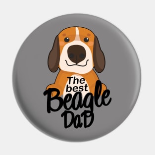 The Best Beagle Dad Pin