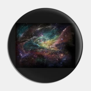 Space Nebula Pin