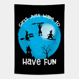 Girls Just Want to Have Fun Sewing Tapestry