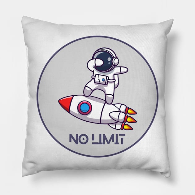 no limit Pillow by MCDsing