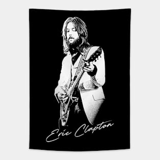 Eric Clapton //// Retro Fan Art Design Tapestry