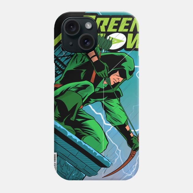 Green Arrow Phone Case by Jetnder