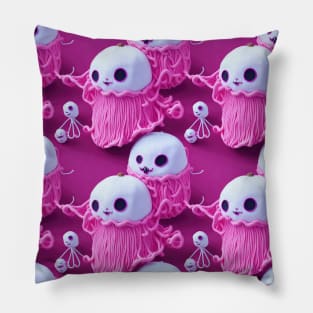 Pink Ghost Halloween 3D Pillow