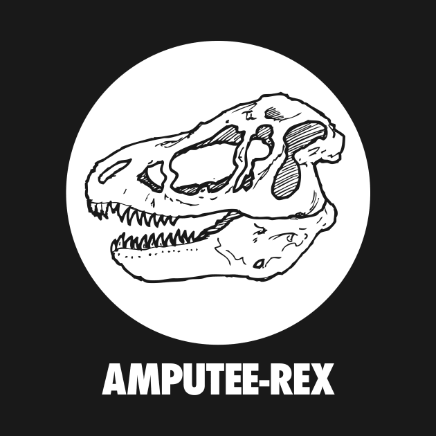 Amputee Rex - Funny Arm Amputated Gift by MeatMan