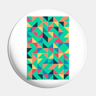 Creative Geometric Colourful Triangle Pattern #26 Pin