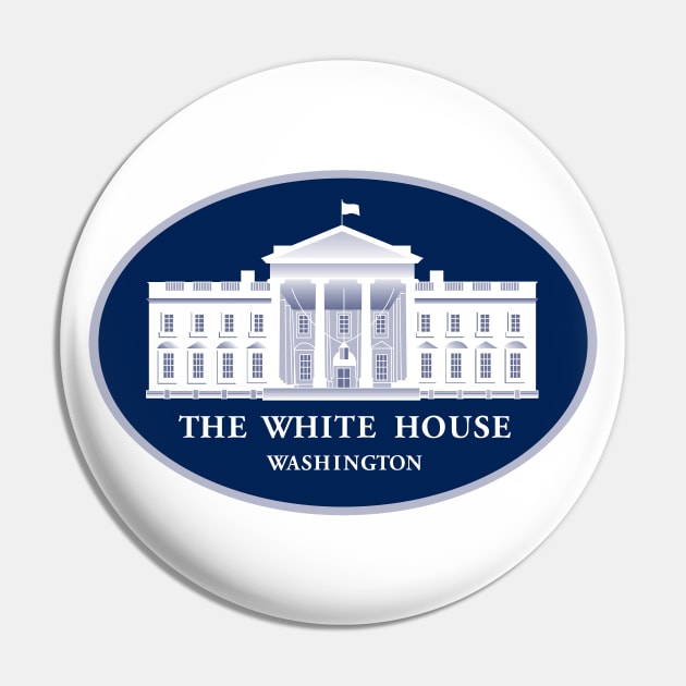 The White House Logo for Press Briefings Pin by NeilGlover