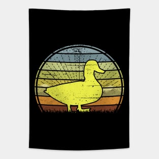 Duck Sunset Tapestry