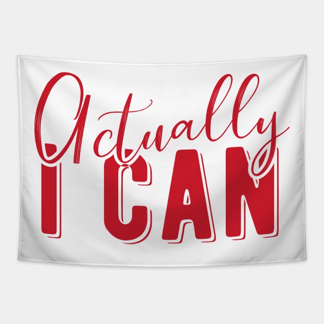 Actually I Can Tapestry by Dojaja