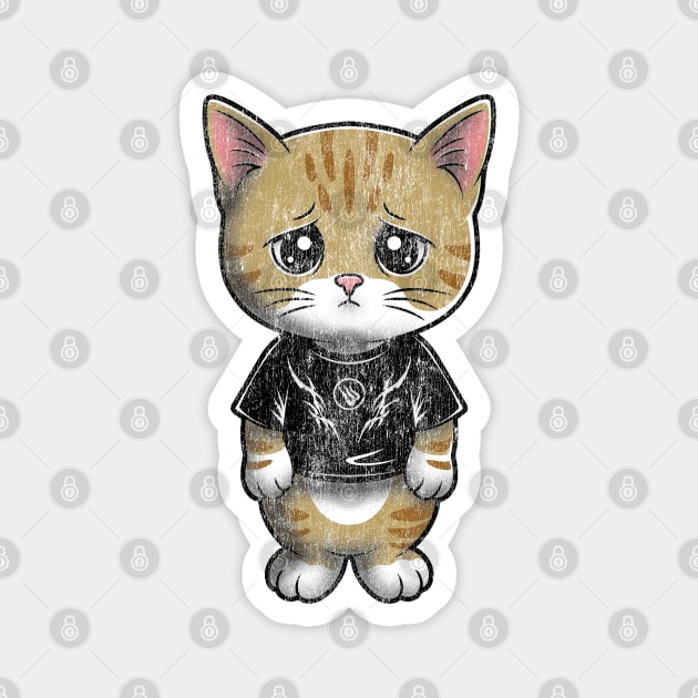 Funny Cat Meme Magnet by Wrongteeshirt