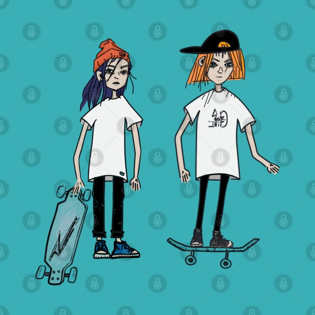 SKATE GIRLS by ARTEMIDA