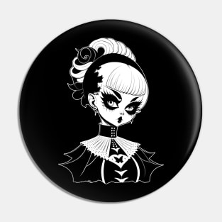 Gothic or Goth Witch | Dark Aesthetic Pin