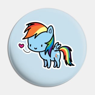 Rainbow Dash chibi Pin