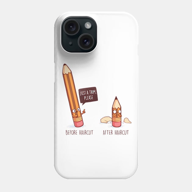 Before and After Haircut Phone Case by Naolito