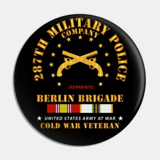 287th Military Police Company - Berlin Bde w COLD SVC Pin