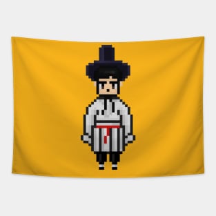 BTS SEOKJIN Hanbok Korean traditional clothes pixel art (small) Tapestry