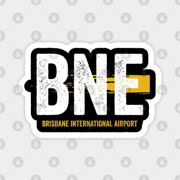 BNE Airport Code Brisbane International Airport Magnet by VFR Zone