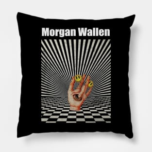 Illuminati Hand Of Morgan Wallen Pillow