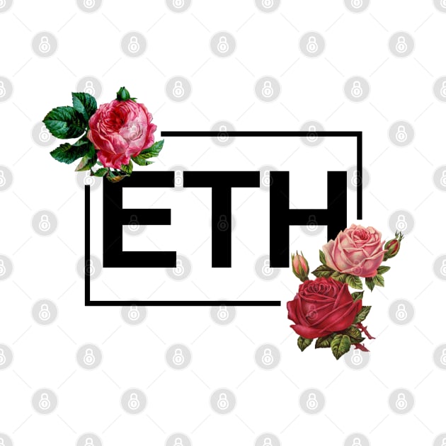 Ethereum Rose Border Black by felixbunny