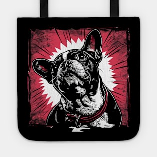 Retro Art Boston Terrier Dog Lover Tote