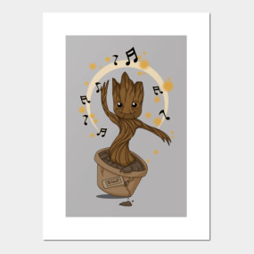 Dancing baby tree - Groot - T-Shirt | TeePublic