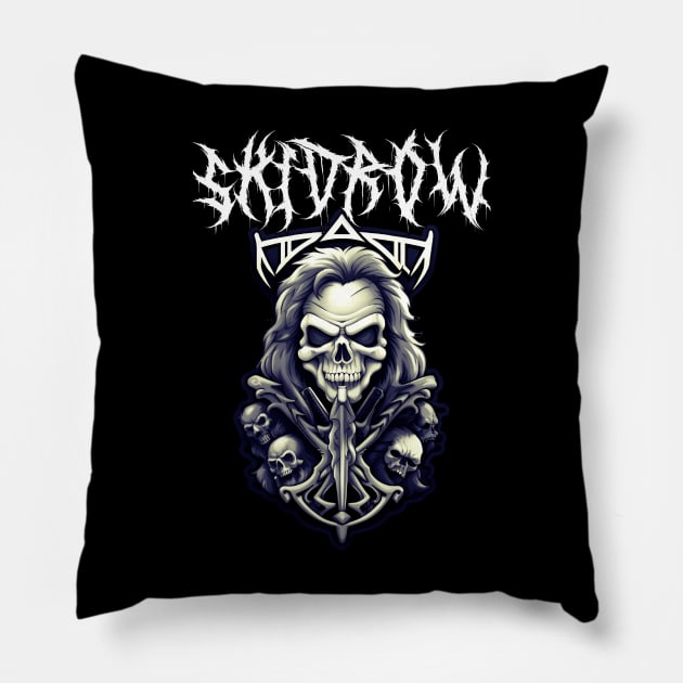 skid row Pillow by RAZOR FORCE