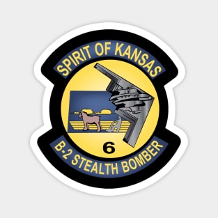 B2 - Spirit of Kansas Stealth Bomber wo Txt Magnet