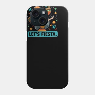 Let's Fiesta dabbing sunglasses  girls Cinco De Mayo Mexican Phone Case