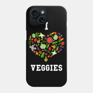 I Love Veggies Phone Case