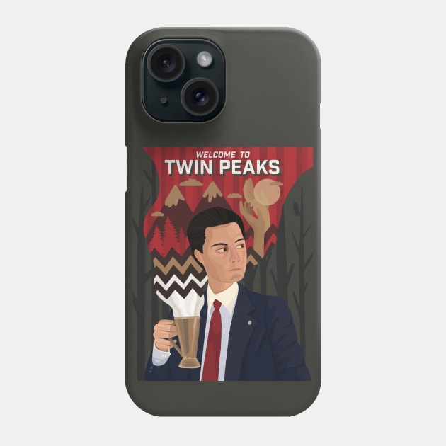 Welcome to Twin Peaks Phone Case by hello_kseniia