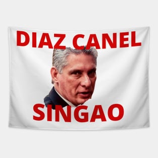 Diaz Canel Singao Tapestry