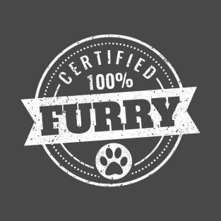 100% Certified Furry T-Shirt