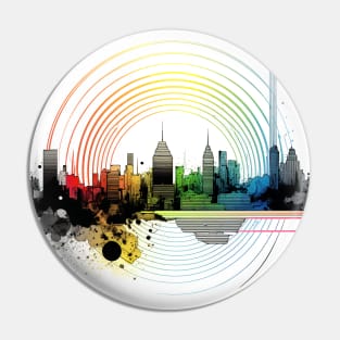 City Bursting Color Pin