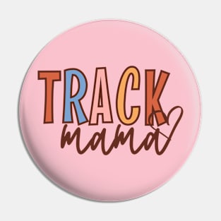 Track Mama | Track and Field Mother | Sports Mom Pin