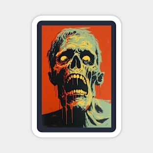 Vintage Zombie Magnet